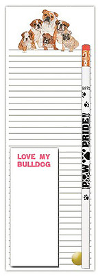 #ad Bulldog Notepad amp; Pencil Gift Set