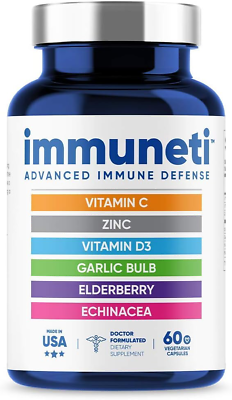 #ad Immuneti Advanced Immune Defense 6 in 1 Powerful Blend of Vitamin C Vitamin