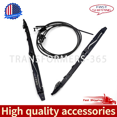 #ad For 17 19 Ford F250 F350 2015 2020 F150 Sunroof Glass CablesTrack Assembly Set