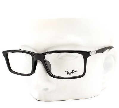 #ad Ray Ban RB 5269F 2000 Eyeglasses Glasses Gloss Black 53 17 145 Alternative Fit