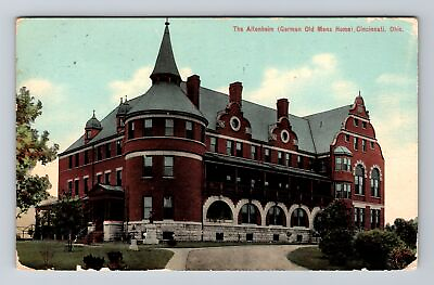 #ad Cincinnati OH Ohio The Altenheim German Old Mens Home Vintage c1910 Postcard