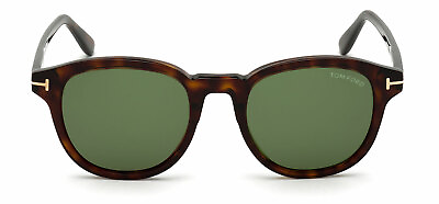 #ad Tom Ford Jameson TF752 52N Tortoise Round Plastic Sunglasses 52 21 145 FT752 SD