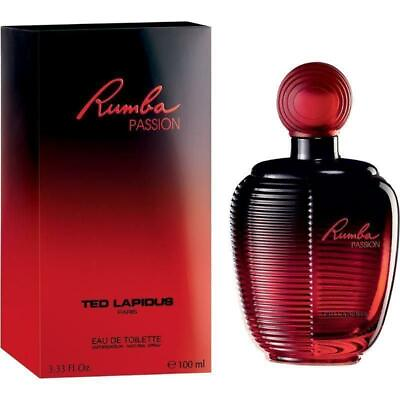 #ad RUMBA PASSION by Ted Lapidus 3.3 3.4 oz EDT Perfume For Women New In Box