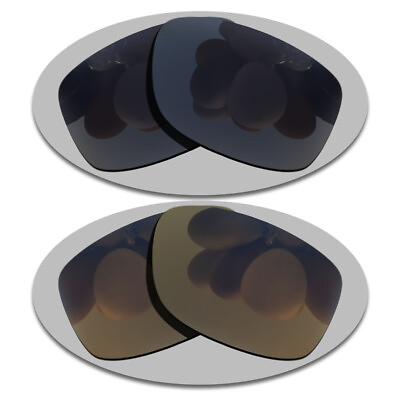 #ad US Blackamp;Copper Lenses Replacement For Oakley Jupiter Squared Polarized
