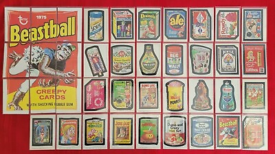 #ad 1975 VINTAGE WACKY PACKAGES 13TH SERIES TAN BACK SINGLES @@ PICK ONE @@