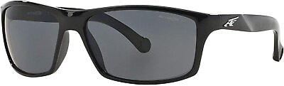 #ad ARNETTE AN4207 41 81 61mm Boiler Black Polarized Gray Men#x27;s Sunglasses