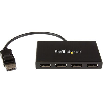 #ad StarTech DisplayPort to DisplayPort Multi Monitor Splitter 4 Port MST Hub $135.01