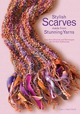 #ad Stylish Scarves Made from Stunning Yarns : Easy Knit Stitches and