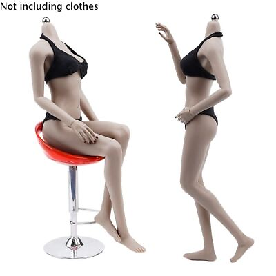 #ad JIAOU DOLL 1 6 Female Small Bust Figure Body Seamless for 12inch TBleague Head