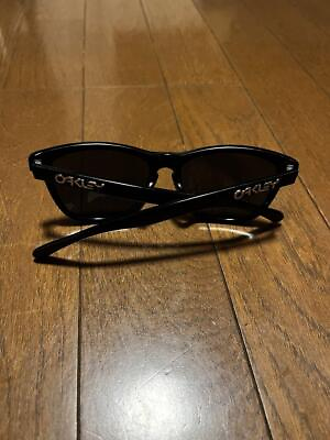 #ad Oakley Frogskins LX Black Color Sunglasses OO 2039 01 150 Rare Sunglasses