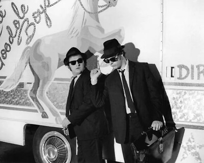 #ad The Blues Brothers Cool Pose John Belushi amp; Dan Aykroyd 8x10 Picture Celebrity P $7.98