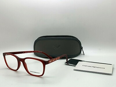 #ad NEW Emporio Armani Eyeglasses EA 3141 5724 BURGUNDY 53 19 145MM