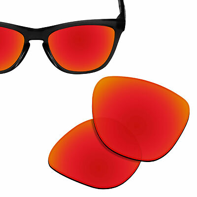 #ad Replacement Lenses for OAKLEY Frogskins Sunglasses Red UVAamp;UVB Polycarbonate