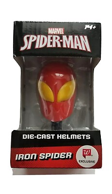 #ad Marvel Avengers Die Cast Collectible Iron Spider Helmet Exclusive $5.99