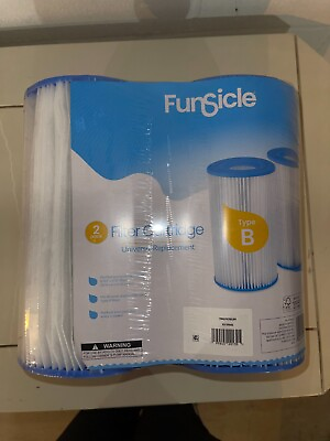 #ad Funsicle Type B Pool Filter Cartridge 2 Pack White Adults