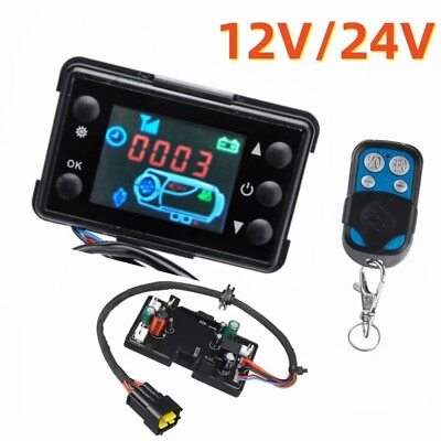 #ad 12V 24V 2KW 5KW 8KW Air Diesel Heater LCD Monitor Remote Control Motherboard