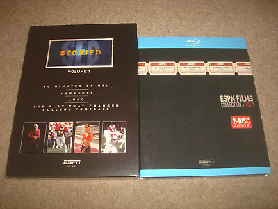 #ad SEC Storied Volume 1 DVD ESPN Films Collection Set 1 Blu ray LOT SEALED Sports