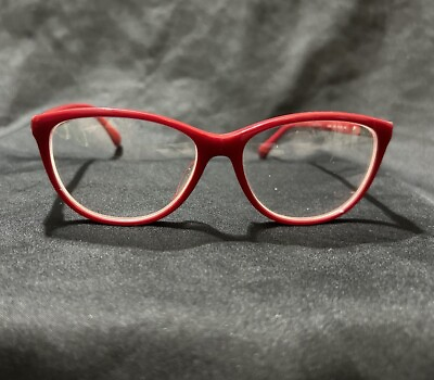 #ad Calvin Klein CK5814 Glasses Frames Only Women 607 53 15 140 Red Cat Eye Aviator