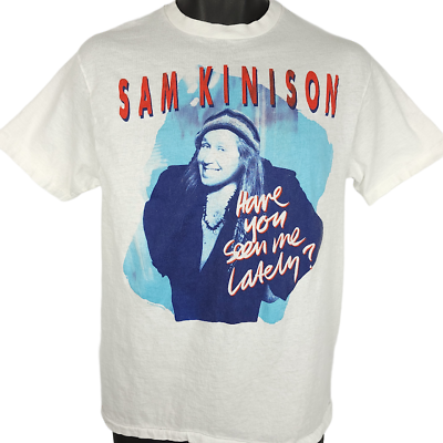 #ad Vintage Sam Kinison T Shirt Mens Size Medium80s 1988 Have You Lately Seen Me USA