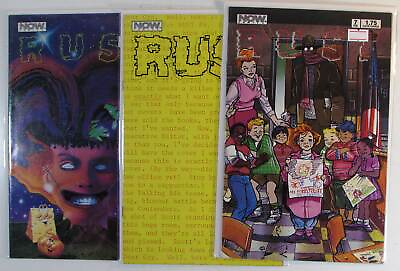 #ad Rust Vol. 1 Lot of 3 #789 NOW Comics 1988 1st Series 1st Print Comic Books