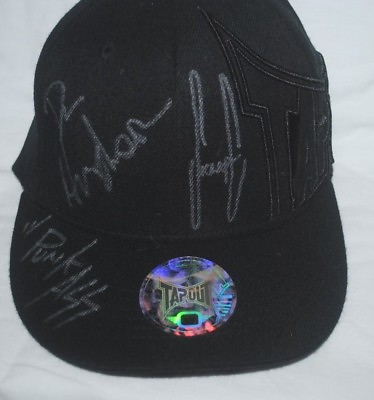#ad Tapout fitted cap SIGNED Dan Henderson Punk Ass Skrape UFC MMA NEW size S M
