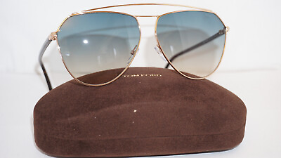 #ad TOM FORD New Sunglasses BINX Aviator Gold Havana Blue TF681 28P 63 12 140