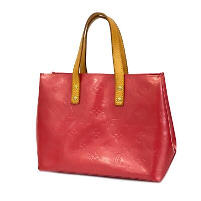 #ad 4Hc3076 Louis Vuitton Handbag Vernis Lead Pm M9132F Framboise Used Ladies