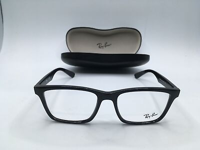 #ad Ray Ban RB7025 Women#x27;s Black Frame Demo Lens Square Eyeglasses 55MM $80.99