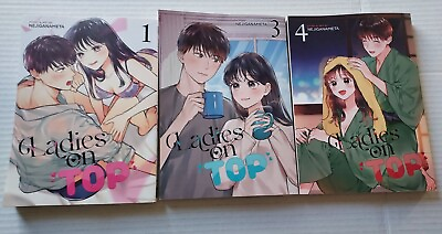 #ad Ladies on Top 1 3 And 4 Manga Lot Of 3 Nejiganameta English Romance Josei $45.00