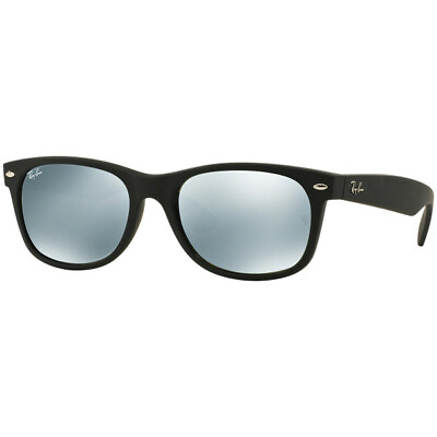 #ad Ray Ban Wayfarer Flash Matte Black Sunglasses RB2132 622 30 55 RB2132622 30 55