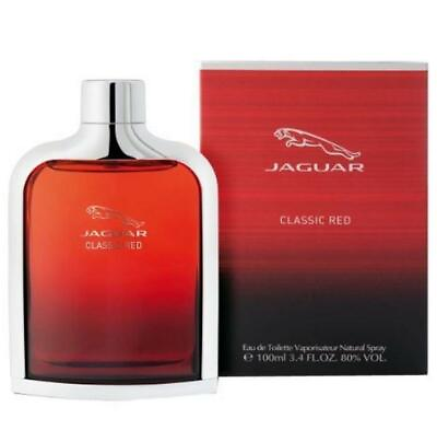 #ad JAGUAR CLASSIC RED by Jaguar edt Spray for Men 3.3 3.4 oz NEW in BOX