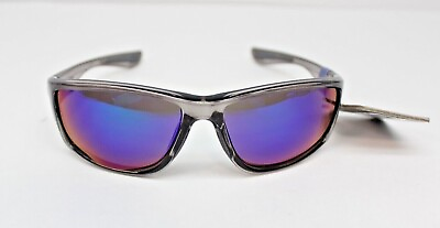 #ad Angler Eyes POLARIZED Clear Gray Wrap Mens Sunglasses 100%UVA UVB AE 31 GRY $17.99