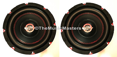 #ad Pair 8 inch Home Stereo Sound Studio WOOFER Subwoofer 8 Ohm Speaker Bass Driver