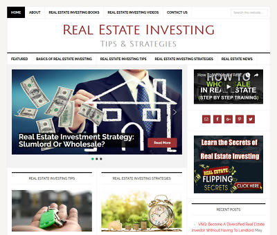 #ad * REAL ESTATE INVESTING * affiliate website business for sale AUTOMATIC CONTENT $97.00