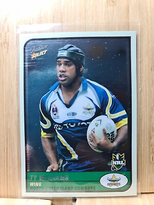 #ad TY WILLIAMS🏆2005 Tradition Select COWBOYS #P72 FOIL Rugby NRL Card🏆
