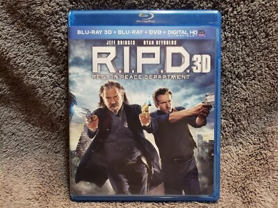 #ad GET3 PRE OWNED BLU RAY R.I.P.D. Blu Ray DVD 2013 3D