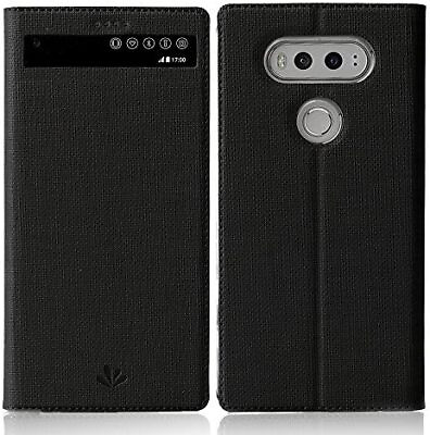 #ad Case Compatible with LG V20Premium Flip Leather PU Wallet View Window Smart Cas
