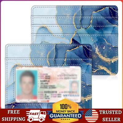 #ad RFID Blocking Credit Card Holder Card Marble Pattern RFID Wallet Credit Card