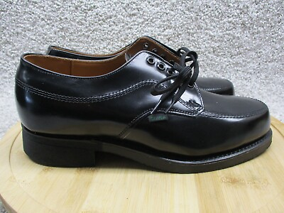 #ad Work America Mason Black Mens Work Shoe Size 6.5 E Leather Lace Up Oxfords NWT