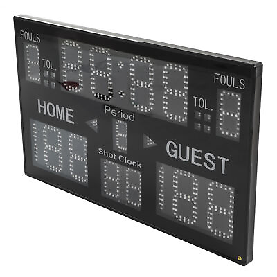 #ad 15 Digit Electronic Scoreboard LED Digital Electric Scorekeeper Tool Spares FEI