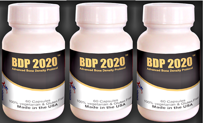 #ad BDP 2020 Bone Density Builder Economy Pack 3 bottles 60ct