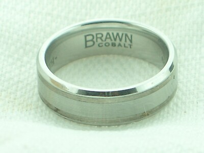 #ad Scott Kay Brawn Cobalt BioBlu 27 Faith Sterling Band Ring 6.5mm Sz 10 925 Silver