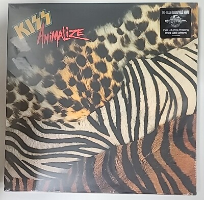 #ad Kiss – Animalize LP Vinyl Record 12quot; NEW Sealed Hard Rock 2014 Reissue $29.95