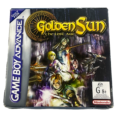 #ad Golden Sun The Lost Age Gameboy Advanced GBA *Manual* Boxed AU $249.90