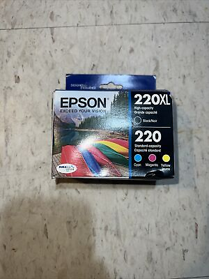 #ad Epson T220XL BCS 220XL and 220 Cartridge Ink Black and Cyan Magenta Yellow