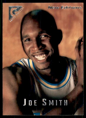 #ad 1995 96 Topps Gallery Joe Smith Rookie Golden State Warriors #50