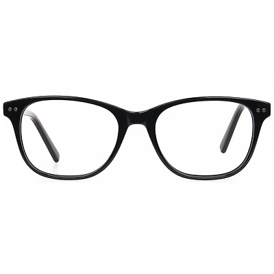 #ad Rectangular Acetate Glasses Frame for Women Men Spring Hinges Plastic Eyeglass