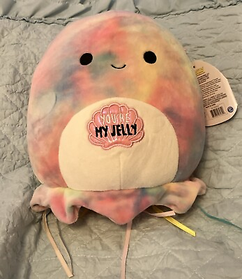 #ad Squishmallows Janet The Jellyfish Valentines Edition 8 Inch Plush Toy BNWT