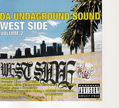 #ad Da Undaground Sound Vol. 2 West Side CD Coolio Dr. Dre D.O.C. PA Explici AOB