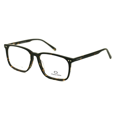 #ad Eyeglasses Frames for Men Havana Frames Square 53 17 140 by Charles Delon